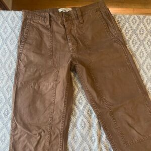 Madewell Workwear style Pants size 30x32 Men’s